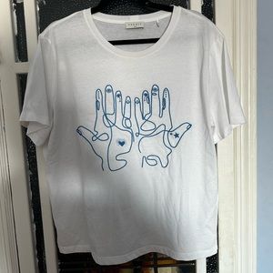 Sandro embroidered tee